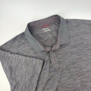UNTUCKit Mens Heather Gray Perfromance Polo Size XXL